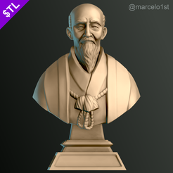 O-Sensei_01.png O-Sensei Morihei Ueshiba Bust - Aikido