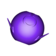 GREEN_Bottom Part_Use support only inside the shell.stl Pokeball 384 Rayquaza