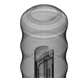 BMW-Gearknob-Ribbed-Wireframe.png Gear Shift Knob Slim for BMW