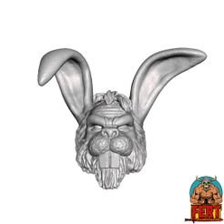 1.jpg Download STL file Plundor / Rabbit warrior custom head motu origins / classics • 3D printable object, FertCustoms