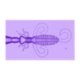 unten.stl Dragonfly larva V3