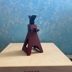 11111.jpg Free OBJ file 3D Printed Car Jack Stand・3D printable model to download