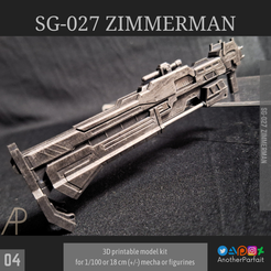 1.png SG-027 ZIMMERMAN CUSTOMIZE WEAPON EQUIPMENT FOR GUNDAM / FRAME ARMS / 30MM / 30MS / MODEL KIT ETC.