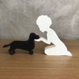 WhatsApp-Image-2022-12-22-at-09.55.07.jpeg GIRL AND her Dachshund(afro hair) FOR 3D PRINTER OR LASER CUT