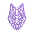 lobo geométrico.stl Geometric wolf