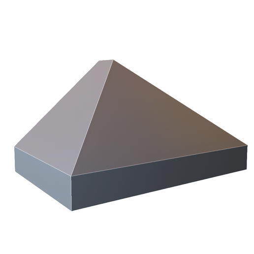 Pyramid Wedge Block