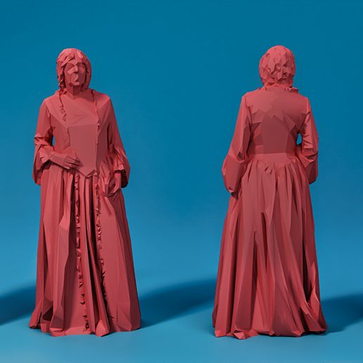 LowPolyHumans_33_Set_A_027.jpg Low Poly Humans Set A 33 models 3D printable