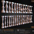 30-Balusters-Architecture-Kitbash-IMM-Brushes-Sculpted-By-Yacine-BRINIS-Volume-01-Set-016.jpg 30 Balusters Kitbash