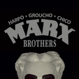 Groucho_Marx-Brothers.png 3D file The Marx Brothers - 3D model・3D printer model to download