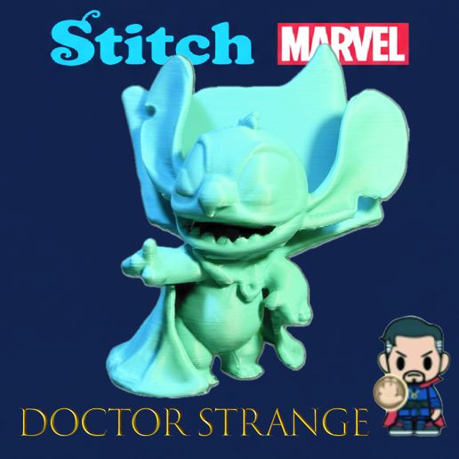 Stitch as Doctor Strange (Disney meets Marvel) - 3D model önizlemesi