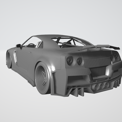 Capture2.png Fichier OBJ Nissan GT-R35 Liberty Walk・Modèle à télécharger et à imprimer en 3D