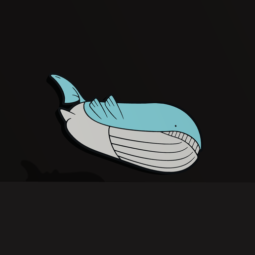 Pokemon Hoenn Wailord #321 LED Lightbox / Night Light