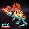 Dan-Sopala-Flexi-Factory-Spinosaurus_7.jpg Flexi Factory Print-in-Place Skeleton Spinosaurus Dinosaur