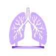 pulmon.stl Pulmonary Gift Logo Display Ornament