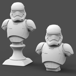 1STO.png STL file 1st Galaxy Trooper Bust Fan Art・3D print object to download