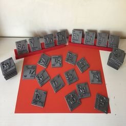 IMG_6968.jpg 3D file Periodic Table of Elements d-block chemistry - stl file・3D printing model to download