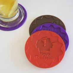 thanksgiving-coaster-indian-pilgrim-copy-300x300.jpg STL-Datei THANKSGIVING – HAPPY THANKSGIVING COASTER kostenlos・3D-Druck-Vorlage zum herunterladen