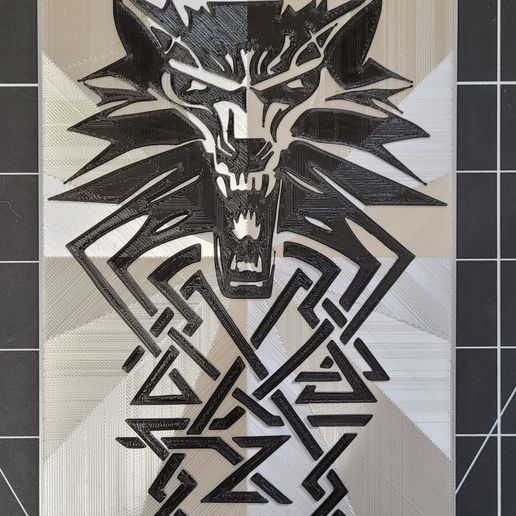 The Witcher Wolf Wall Art 3D model