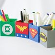 IMG_5284.jpeg DC Super Hero Justice League Box Pencil Holder Organizer Piggy Bank
