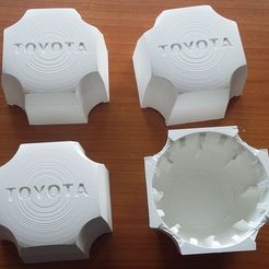 container_toyota-ma61-supra-hub-cap-3d-printing-226050.jpg STL file Toyota MA61 Supra Hub Cap・3D printable design to download