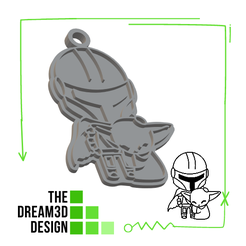 MANDO-N-GROGU-KEYCHAIN.png MANDO & GROGU KEYCHAIN (MANDALORIAN - LITTLE YODA - THE CHILD)
