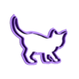 cat_1.stl Cat cookie cutters 6 pack (thinner version)