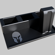 Spartan-Plus-3.png Spartan Themed Pistol and magazine stand safe organizer