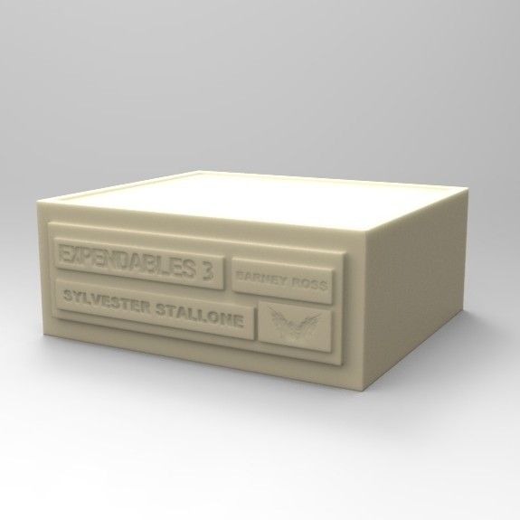 01.jpg STL file BASE BARNEY ROSS SYLVESTER STALLONE・3D printing design to download, thierry3D