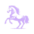 kôň 1 stl.stl Wall Art horse stallion