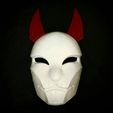 247682216_10226954972719373_5936687070505023983_n.jpg Aragami 2 Mask - Kitsune Mask - Halloween Cosplay