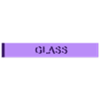GLASS.stl MATERIALS AND ELEMENTS PUZZLES - METALS AND MINERALS
