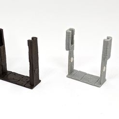 Robagon_rbrossDoorFrame5.jpg Free STL file Door Frame Insert for Axolote Hex using rbross Doors - Remix・3D printable model to download