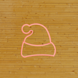 gorro.png Cookie Cutter Christmas' hat / Cookie Cutter Christmas hat
