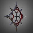 EternalFlamesPrint_frame_0090.jpg Kingdom Hearts Axel Eternal Flames Chakrams for Cosplay