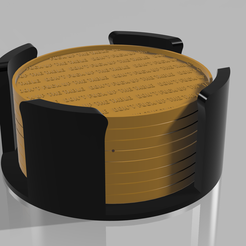 Sottobicchiere-v2.png Free STL file The Drink Coaster V3・3D print object to download, MicheleTum