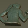 06.jpg Female Bodybuilder Bas Relief 3D Model
