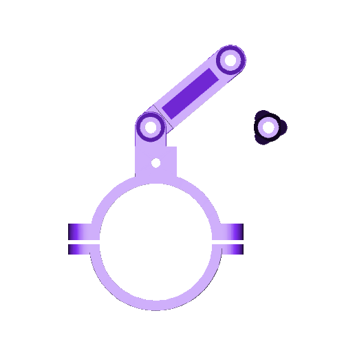 Download free STL file GoPro Handlebar Mount () • Object to 3D print