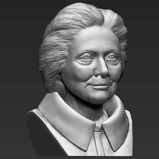 hillary-clinton-bust-ready-for-full-color-3d-printing-3d-model-obj-stl-wrl-wrz-mtl-32.jpg Hillary Clinton bust for full color 3D printing