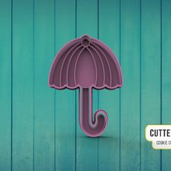 paraguas2.jpg Fichier STL Parapluie Parapluie Cookie Cutter M2・Objet imprimable en 3D à télécharger