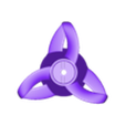 50lbs outboard OptiProp 3Blades v015.stl STL file Optimized, power saving, toroidal propeller for 50lbs Electric trolling motors - 3 Blades - Small Size・3D print model to download