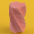 re.JPG Twisted geometric vase