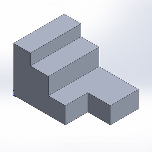 💭 SOLIDWORKS 2018 SIMPLE T and SIMPLE BLOCK-STEP・ 3D File for ・Cults