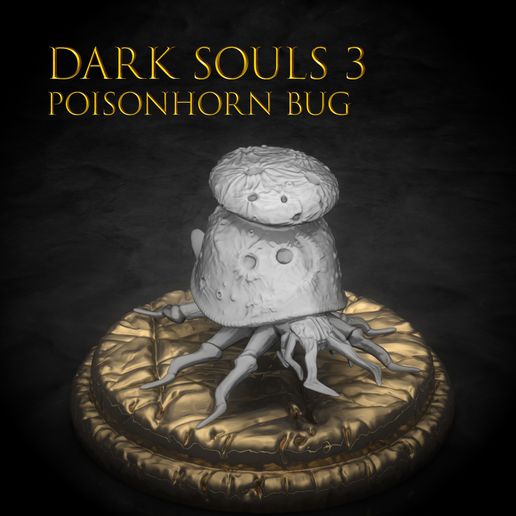 🐛 Dark souls - Poisonhorn Bug / Swamp bug miniature 25mm / 28mm scale ...