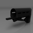 Render-fully-extended.png 13ci HPA Tank Floating Adjustable Buttstock