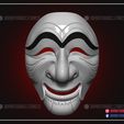 Money_Heist_Korea_Hahoetal_mask_STL_File_05.jpg Money Heist Korea Mask - Cosplay Costume Halloween
