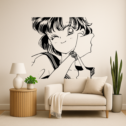 Sailor Moon - Ami Mizuno Studying