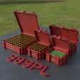 A_18_38spl_01.jpg AMMO BOX 38 SPECIAL AMMUNITION STORAGE 38 S&W Special CRATE ORGANIZER