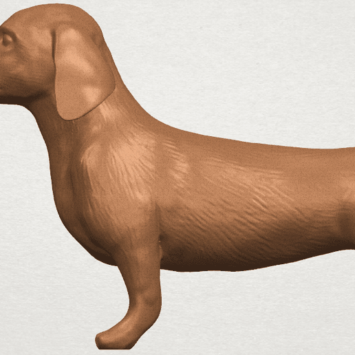 TDA0306 Dog - Dachshund A04.png Perro - Teckel