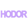 HODOR.stl Hodor HOLD THE DOOR