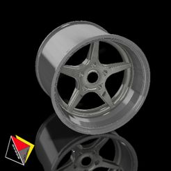 0225_PWLDC_SF_Wheels_0225.jpg STL file 1/64 Scale PWLDC SF Rims・3D print model to download